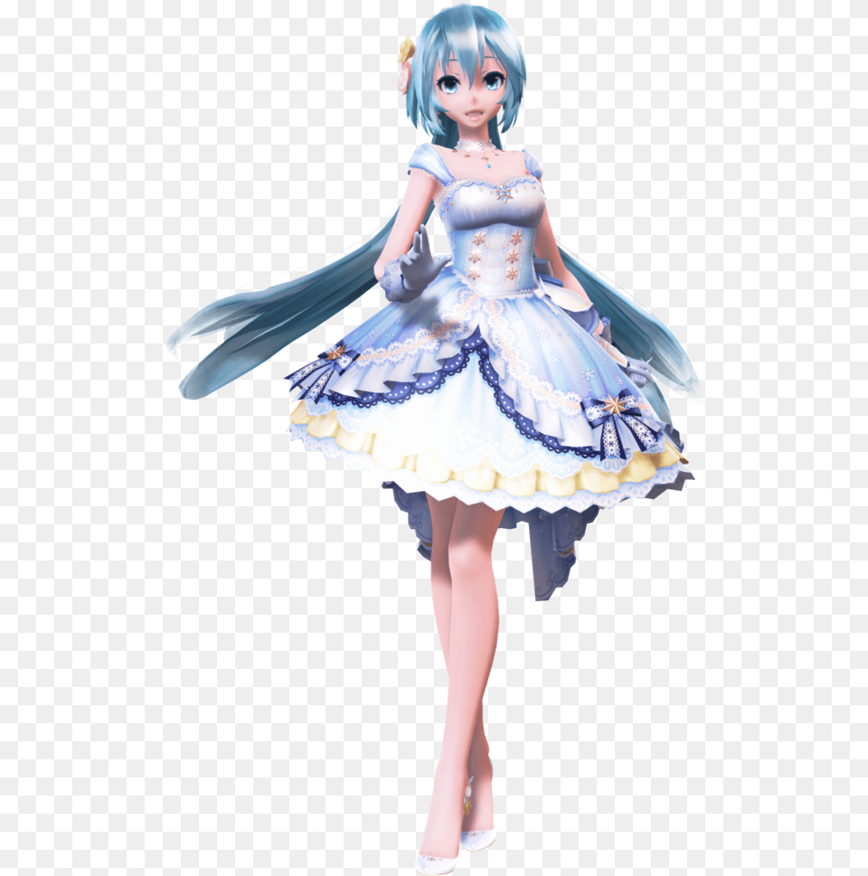 Mmd Snow Miku 2019 Tda, Child, Female, Girl, Person Free Png Download