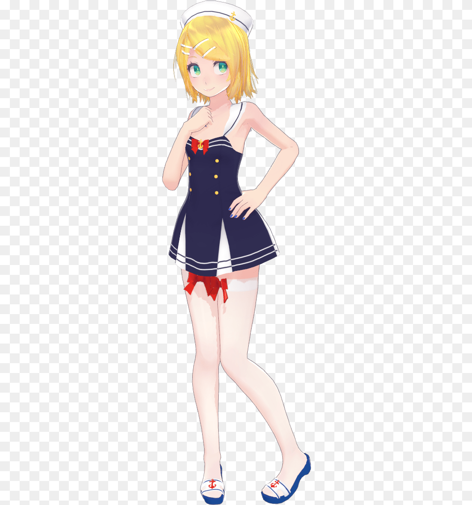 Mmd Tda Sailor Outfit, Adult, Publication, Person, Woman Png Image