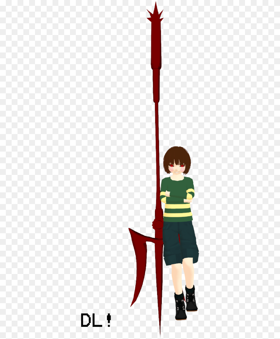 Mmd Undertale Asgore39s Trident, Weapon, Spear, Person, Male Png Image