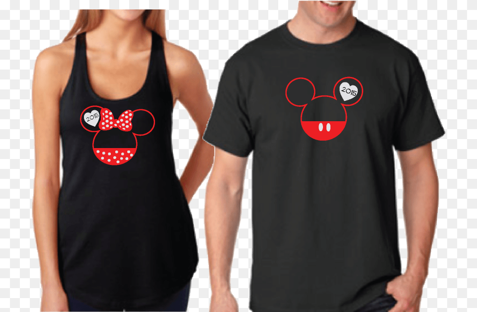 Mmm Head His Hers Mom And Dad Disney Shirt, Clothing, T-shirt, Tank Top, Vest Free Transparent Png