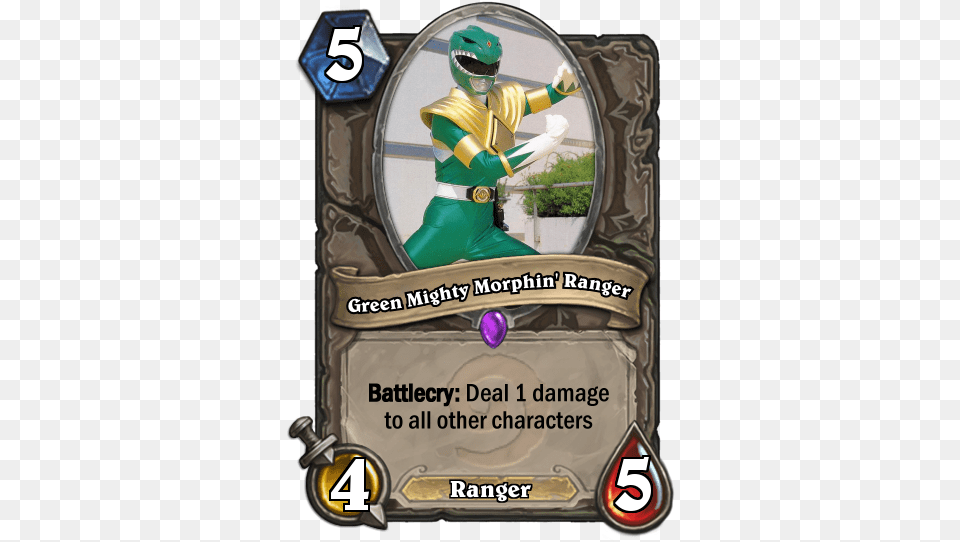 Mmpr Green Hearthstone Unearthed Raptor, Adult, Person, Woman, Female Png
