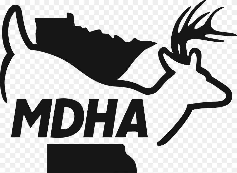 Mn Deer Hunter Logo Transparent Cartoons Minnesota Deer Hunters Association, Animal, Mammal, Wildlife, Stencil Free Png