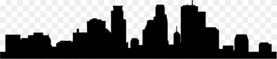 Mn Skyline Silhouette, Gray Free Png Download