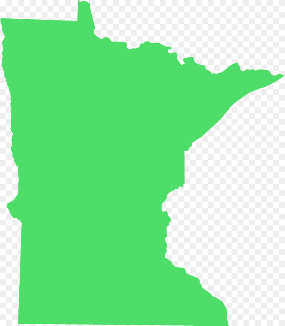 Mn State, Green, Silhouette, Land, Nature Png