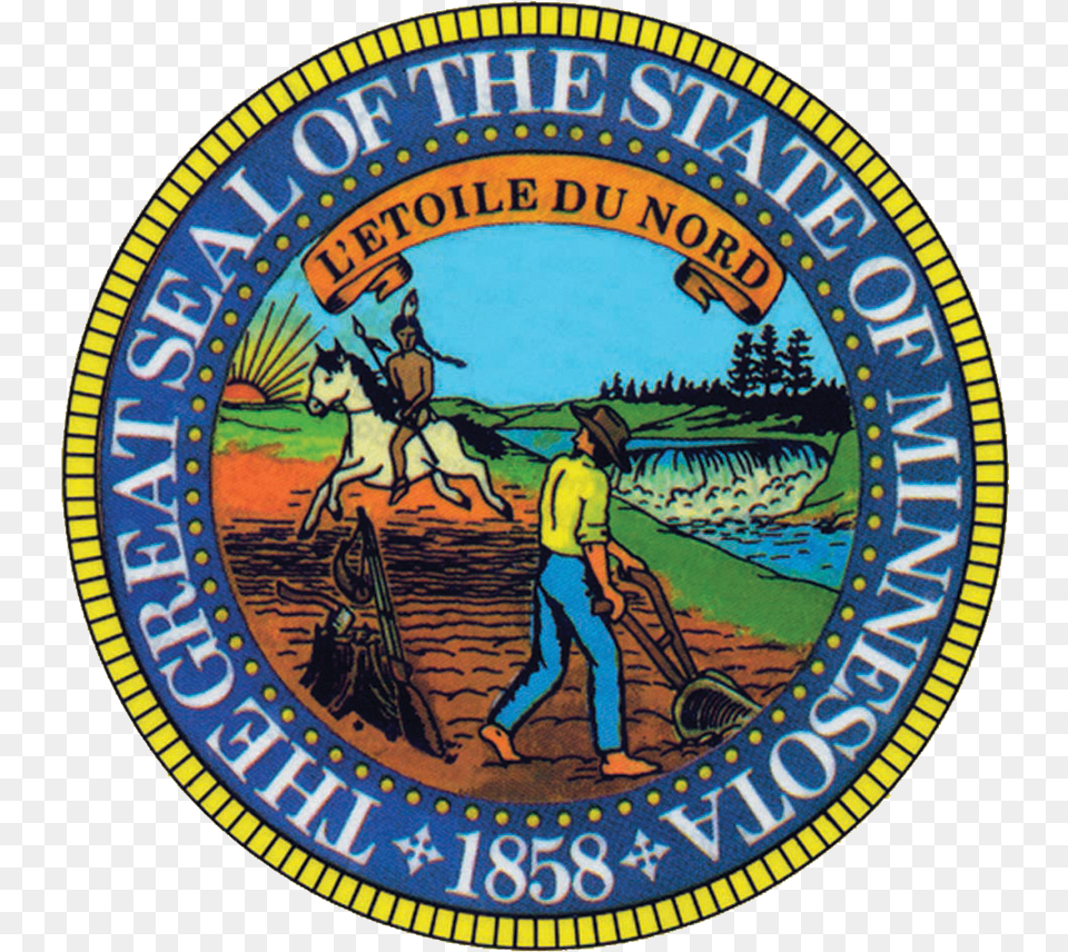Mn Stateseal Minnesota State, Boy, Child, Logo, Male Free Transparent Png