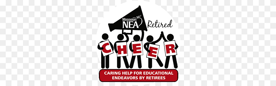 Mnea Retired Cheer Fund Helps People In Need Missouri Nea, Advertisement, Poster, Person, First Aid Png Image