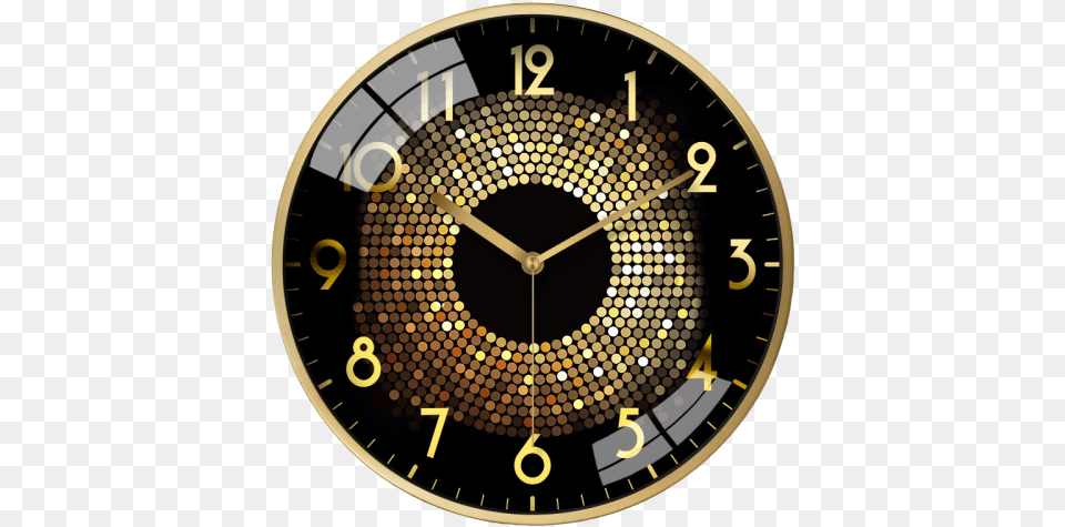 Mnste Gold Large Modern Wall Clock In 2020 Large Wall Wall Clock, Analog Clock, Disk, Wall Clock Free Transparent Png