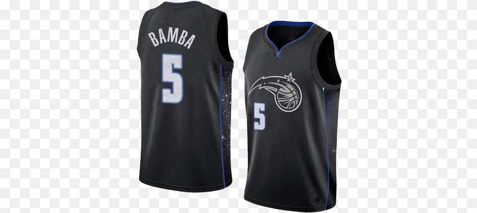 Mo Bamba 5 Orlando Magic City Edition Jersey Orlando Magic Basketball Jersey, Clothing, Shirt, Vest Free Png Download