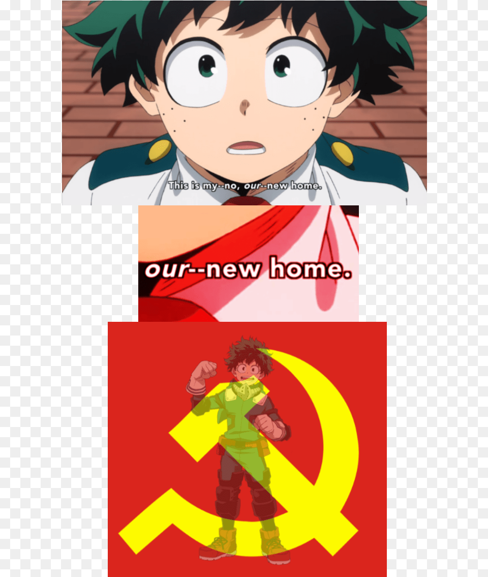 Mo Communist Deku, Publication, Book, Comics, Person Png Image