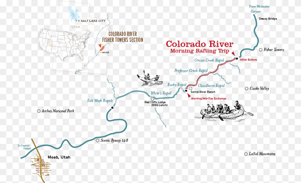 Moab Rafting Morning Map Download Map, Chart, Plot, Nature, Outdoors Png Image