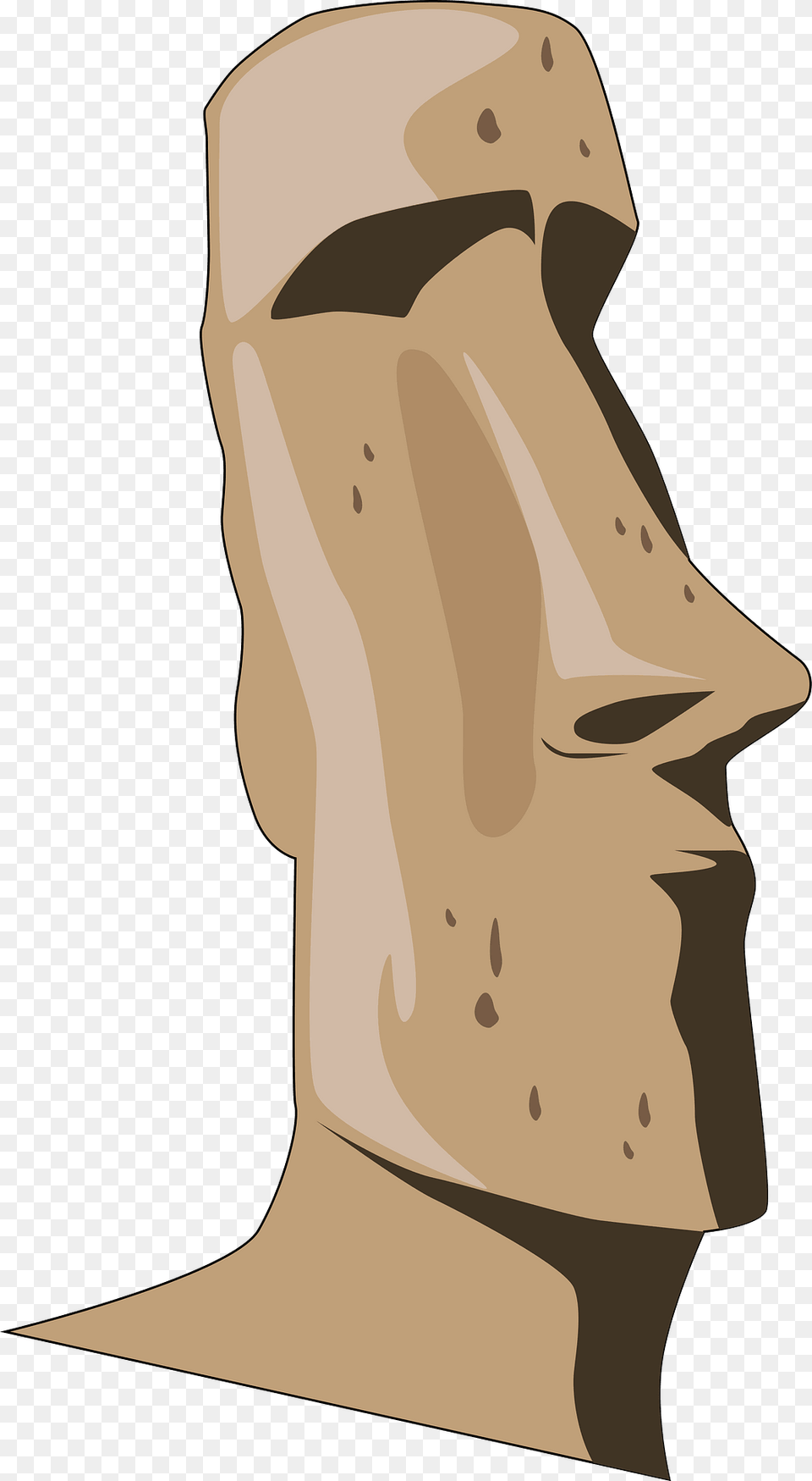 Moai Clipart, Neck, Body Part, Face, Head Free Png Download