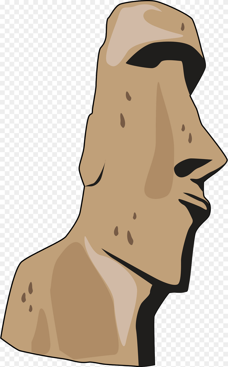 Moai Clipart, Body Part, Face, Head, Neck Free Png Download