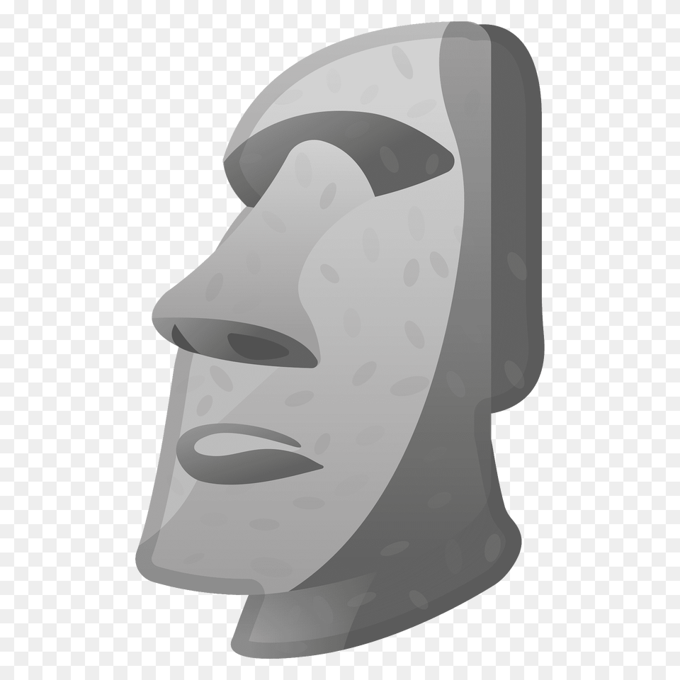 Moai Emoji Clipart, Art, Head, Person Png Image