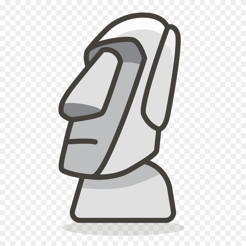 Moai Emoji Clipart, Art, Emblem, Smoke Pipe, Symbol Free Png Download