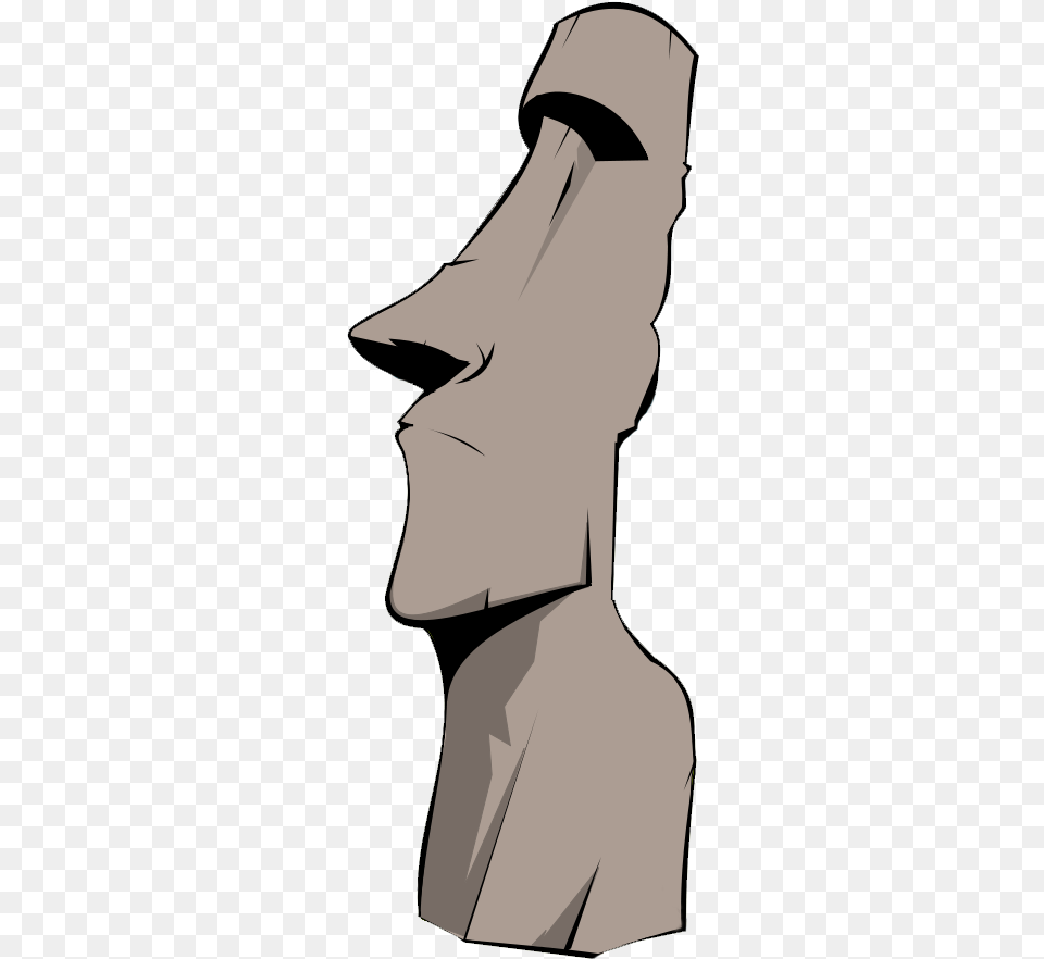 Moai Rapa Iti Nui People Standing Shoulder For Easter Cartoon, Body Part, Face, Head, Neck Free Png
