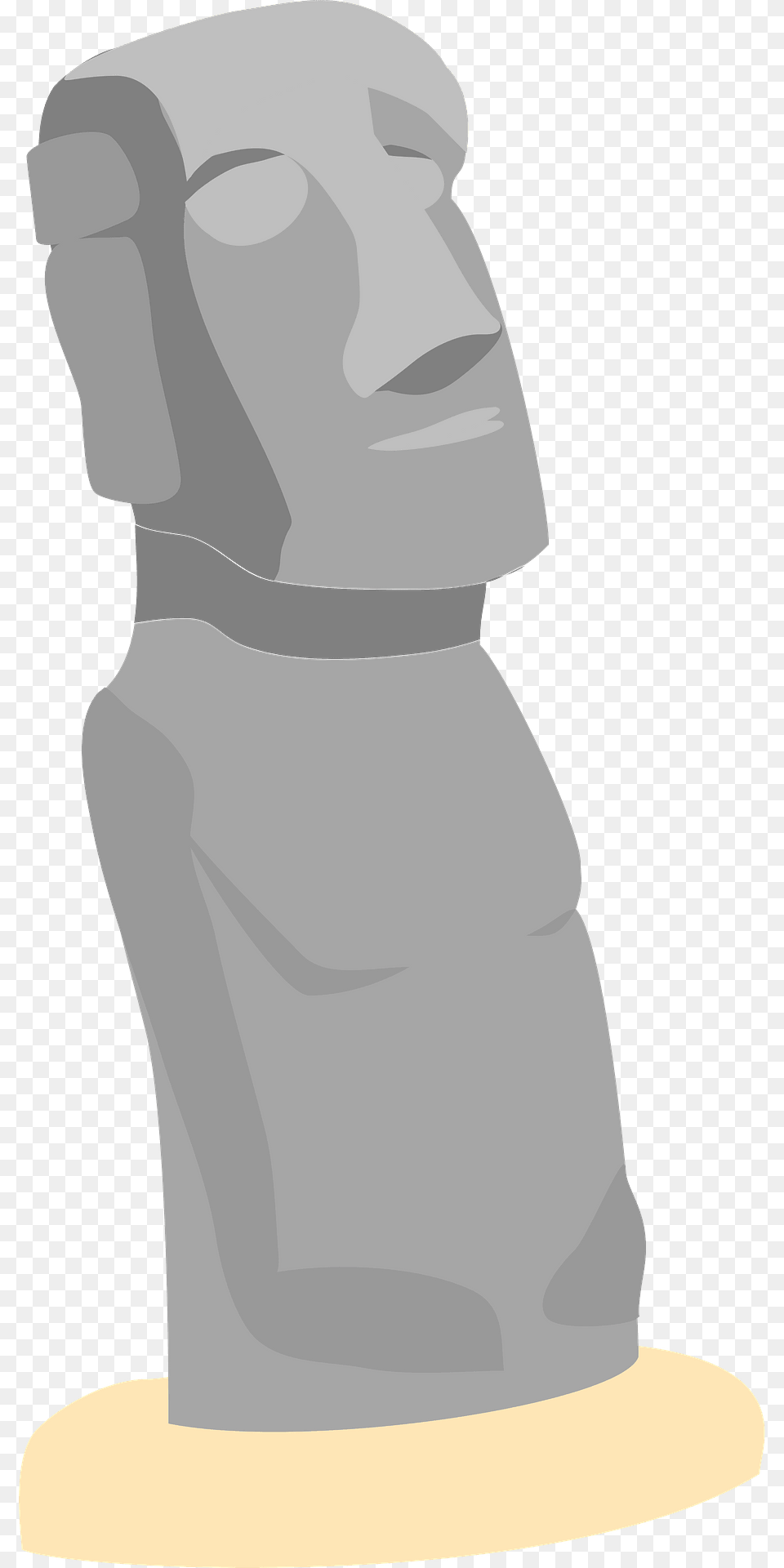 Moai Statue On Easter Island Clipart, Person Png Image