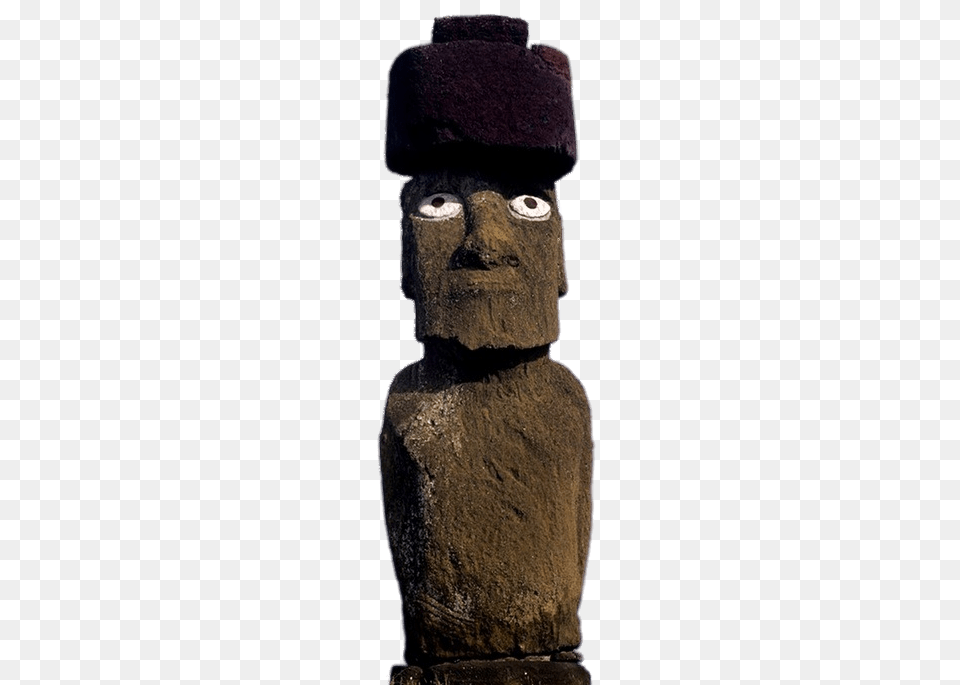 Moai Statue With Eyes Easter Island, Emblem, Symbol, Nature, Outdoors Free Png