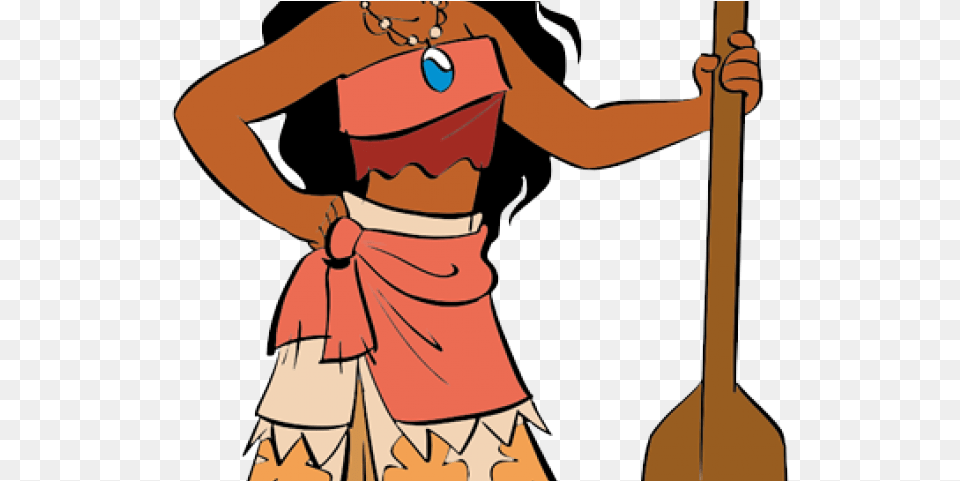 Moana, Oars, Paddle, Adult, Female Png