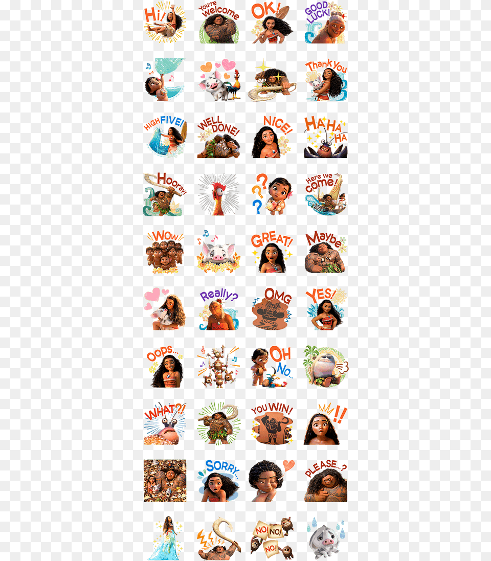 Moana, Art, Collage, Person, Face Free Transparent Png
