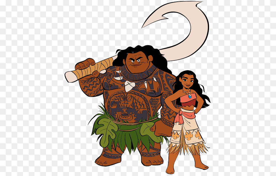 Moana And Maui Moana Moana Party, Adult, Female, Person, Woman Free Png Download