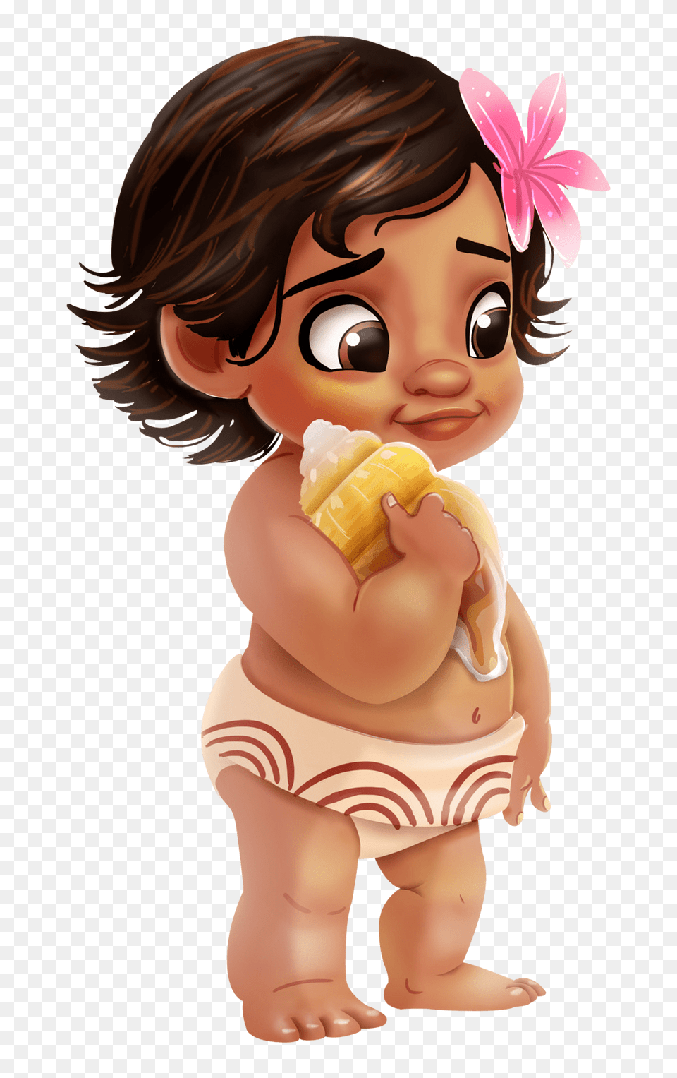 Moana Baby, Person, Face, Head, Food Free Png Download
