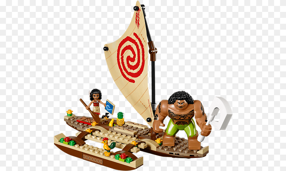 Moana Boat Moana Lego, Baby, Person, Child, Female Free Transparent Png