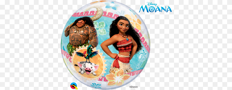 Moana Bubble Moana Balloon, Adult, Person, Female, Woman Png Image
