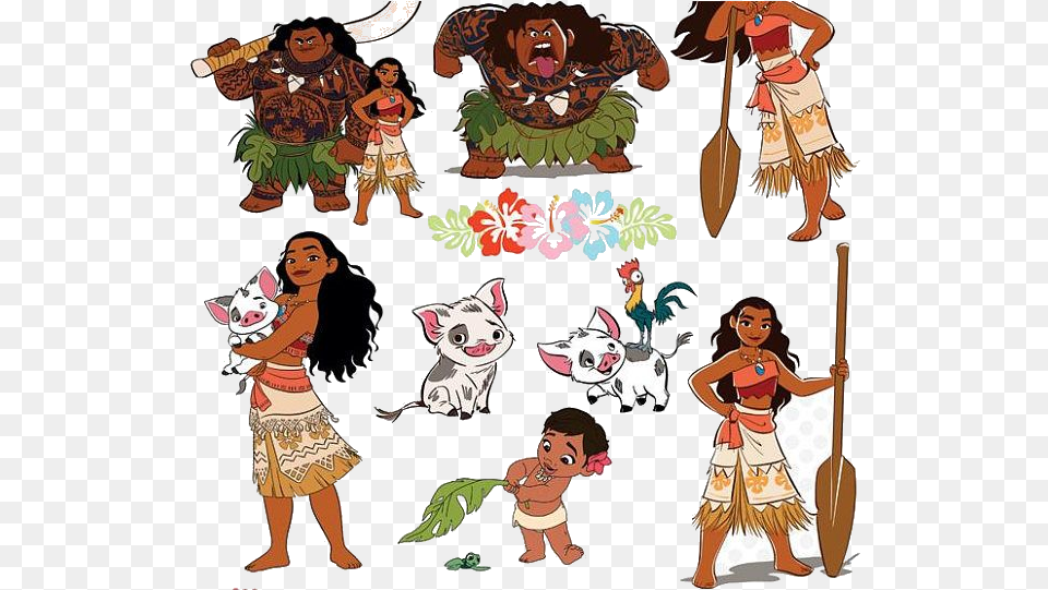 Moana Clipart Clip Art On Transparent Moana Characters Clip Art, Adult, Wedding, Person, Female Free Png