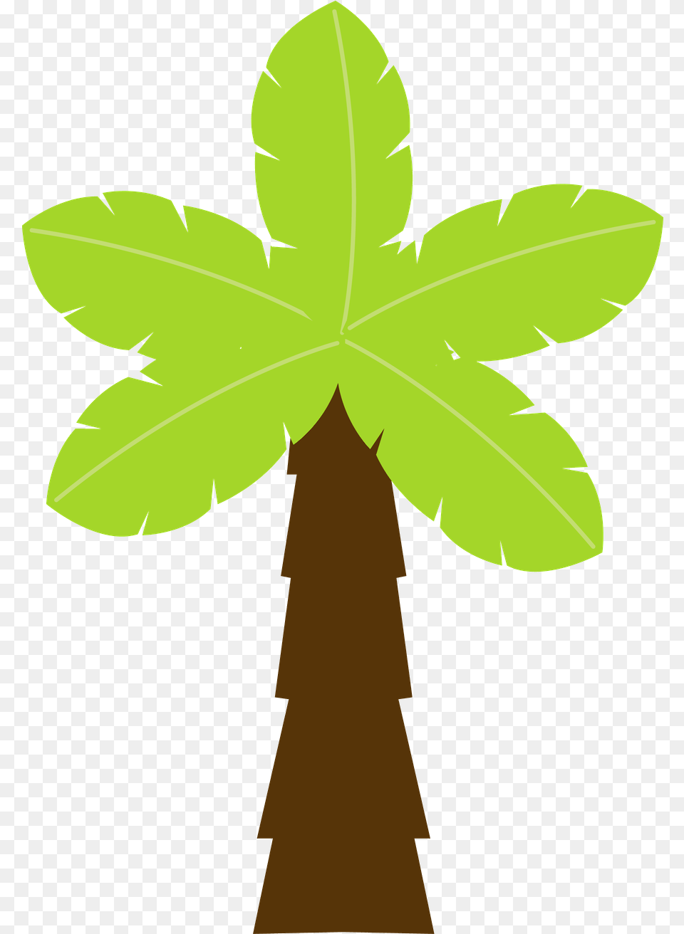 Moana Clipart Tree Picture Moana Em Eva Molde, Green, Leaf, Plant, Cross Free Transparent Png