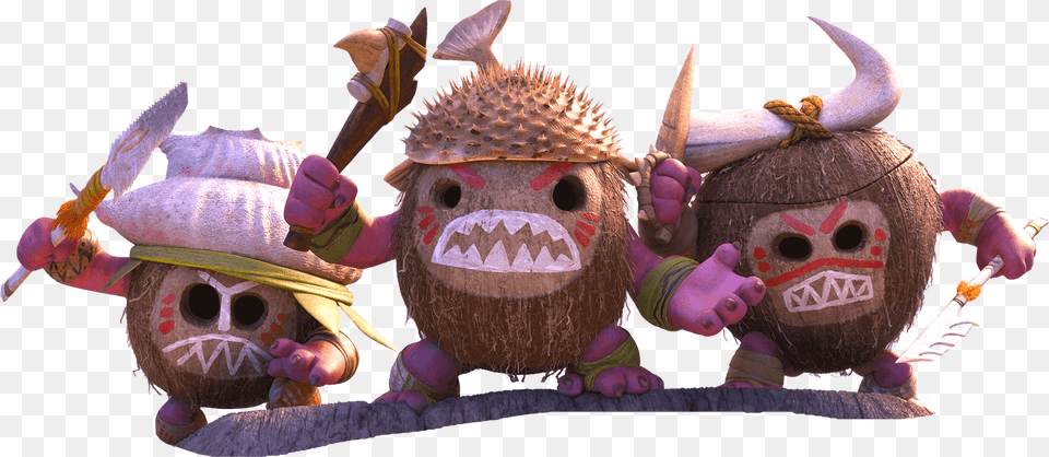 Moana Disney Evil Coconuts From Moana, Toy, Baby, Person Free Png