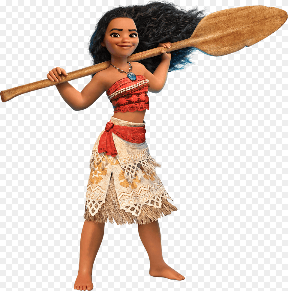 Moana Disney Moana, Oars, Paddle, Adult, Female Png Image