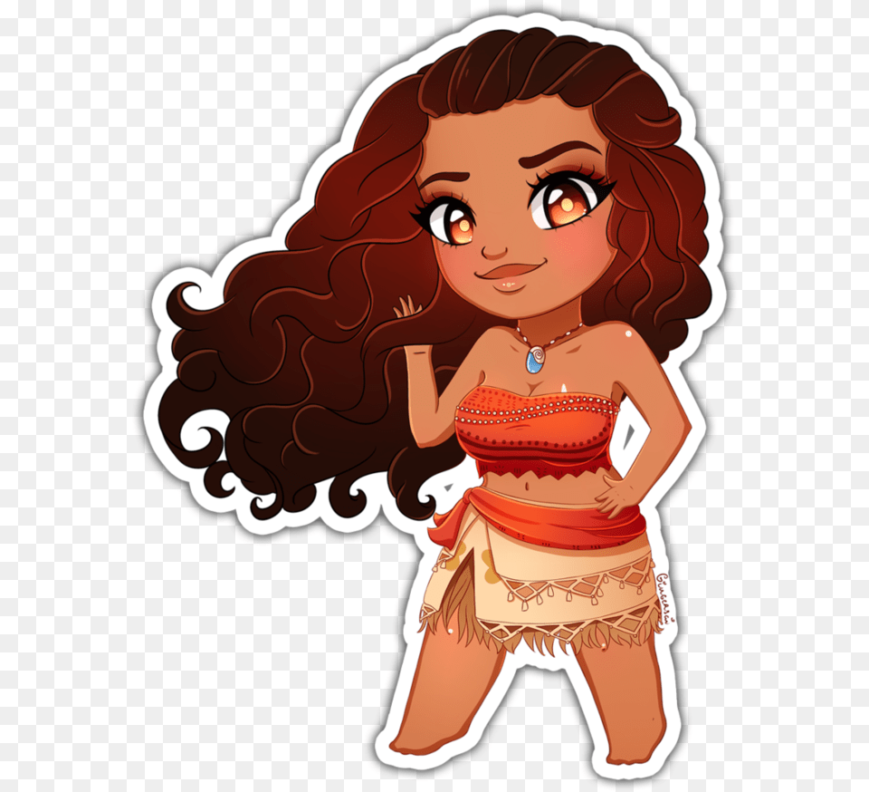 Moana Drawing Chibi Chibi Disney Princess Moana, Adult, Female, Person, Woman Free Transparent Png