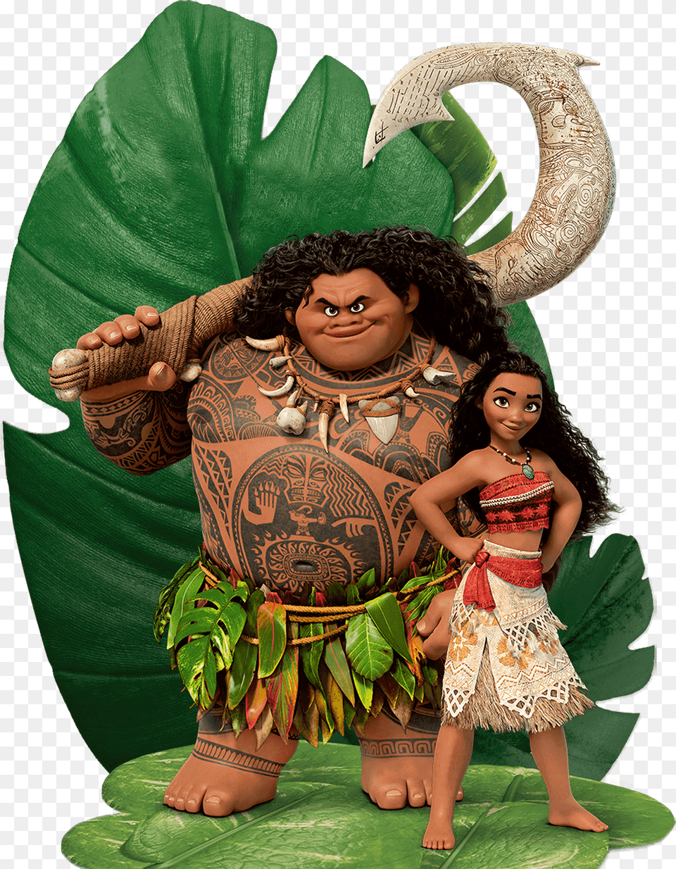 Moana E Maui Transparent Transparent Moana, Adult, Female, Person, Woman Png Image