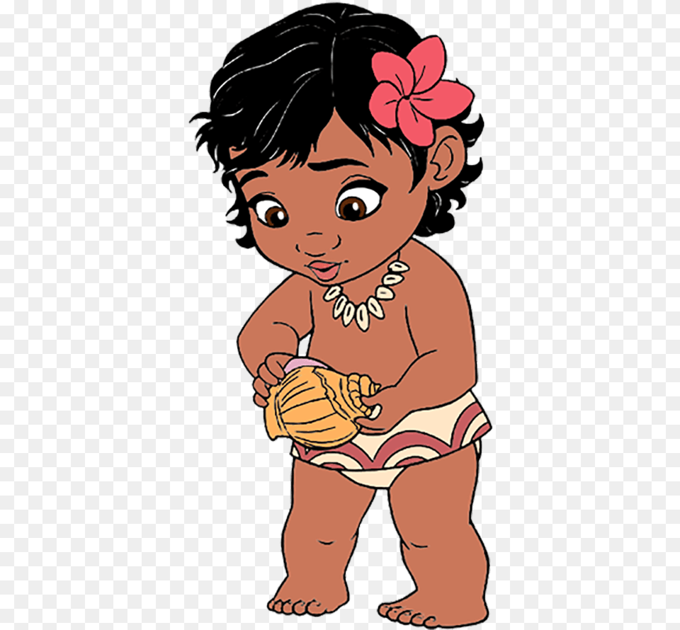 Moana Hd Posted By Michelle Sellers Baby Moana Clipart, Person, Face, Head, Cartoon Png