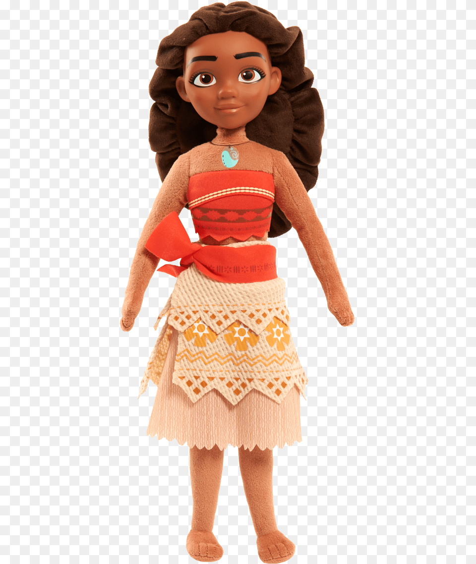 Moana Light Nu0027 Sound Plush Stuffed Toy, Doll, Face, Head, Person Png