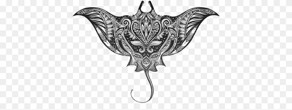 Moana Mantaray Tattoo Mandalaart Mandala Stingray Cute Maori Stingray Tattoo, Accessories, Art, Person, Skin Png Image