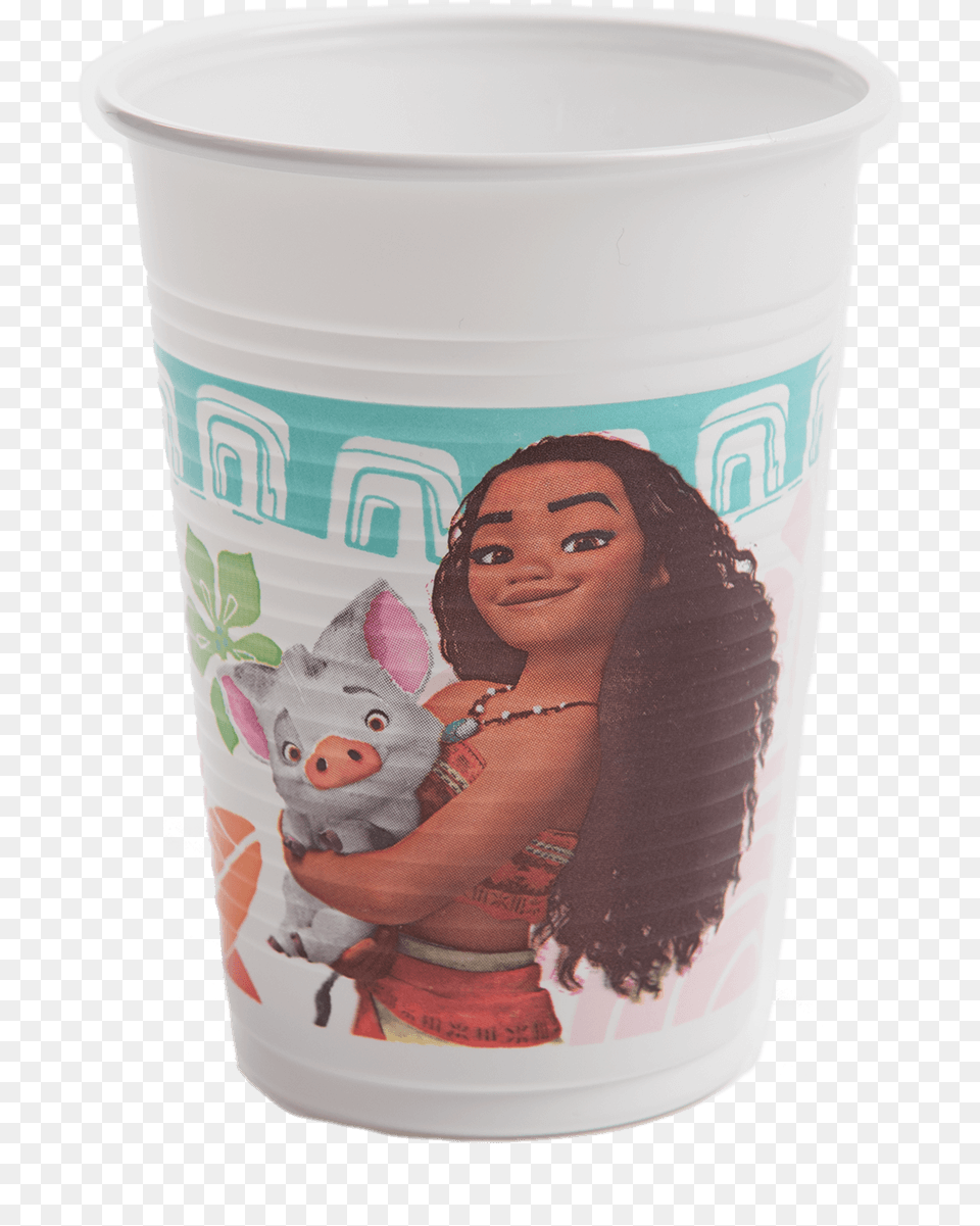 Moana Party Cups Coffee Cup, Baby, Person, Face, Head Png Image