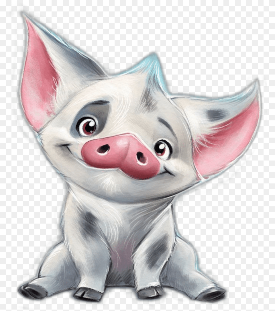 Moana Pig Clipart, Animal, Mammal, Bird Png