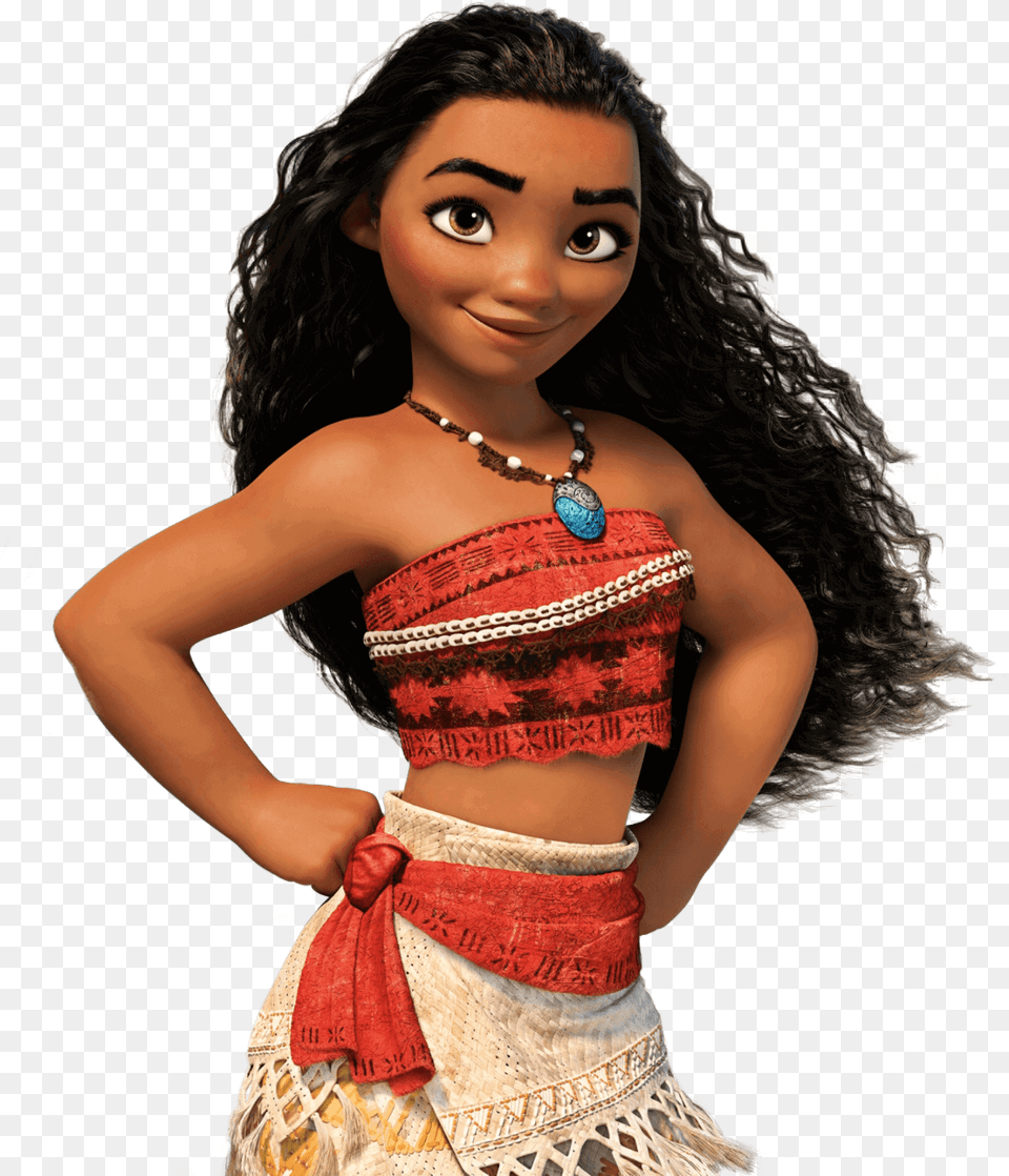 Moana Portrait Transparent Moana, Adult, Doll, Female, Person Free Png Download