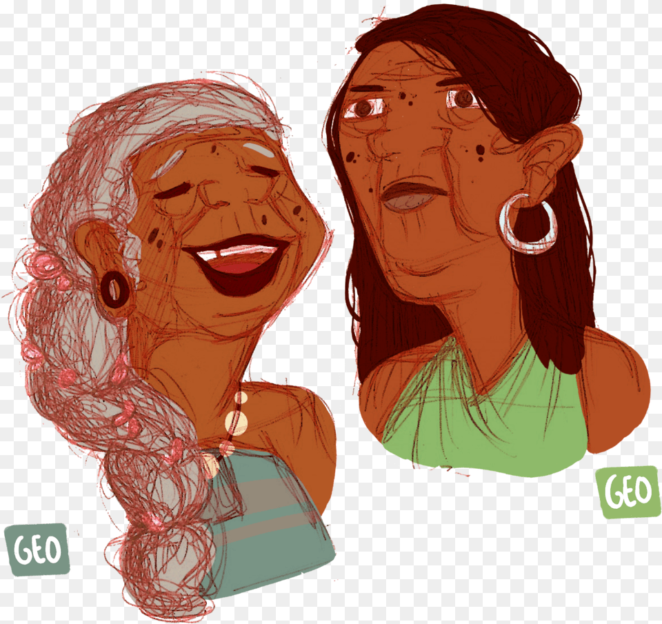 Moana Sketches Based Off The Book Cartoon, Accessories, Jewelry, Earring, Person Png