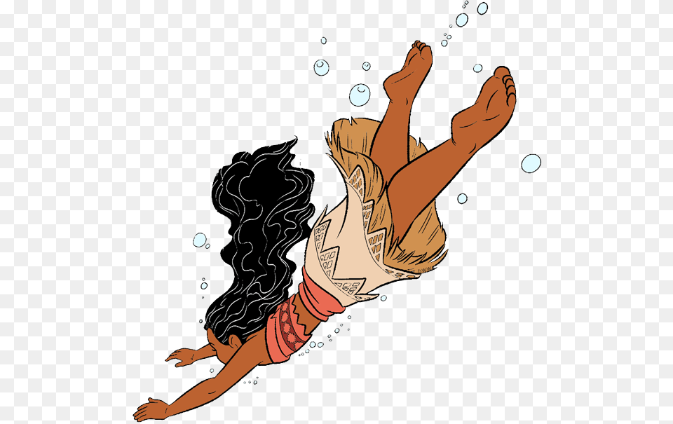 Moana Swimming Clipart Moana Swimming, Adult, Female, Person, Woman Free Transparent Png