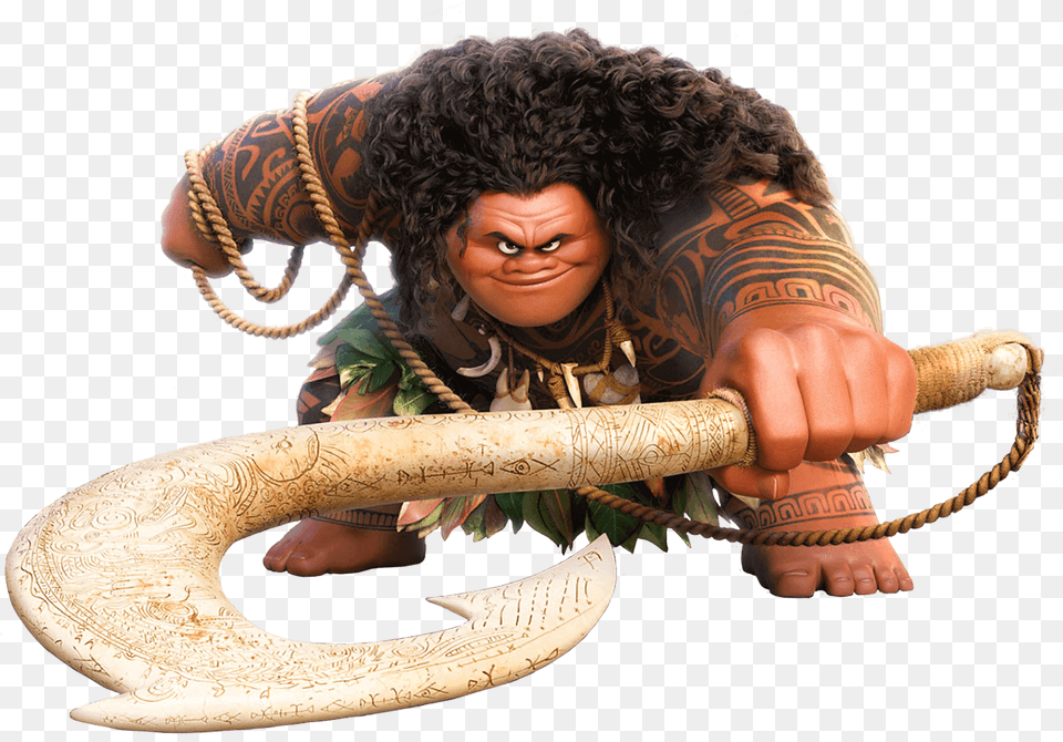 Moana Transparent Polynesian Maui, Hand, Body Part, Electronics, Person Free Png Download