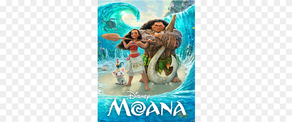 Moana Was Released Last Summer As Disney39s 56th Animated Moana Movie Poster, Advertisement, Person, Child, Female Free Png