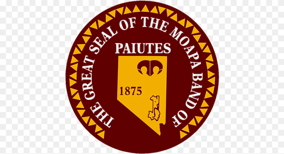 Moapa River Overton Band Of Paiutes Moapa Band Of Paiutes, Badge, Logo, Symbol, Disk Png Image