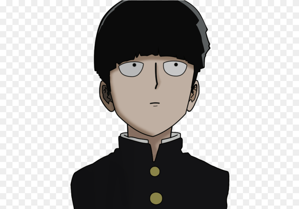 Mob Psycho 100, Person, Face, Head, Photography Free Png