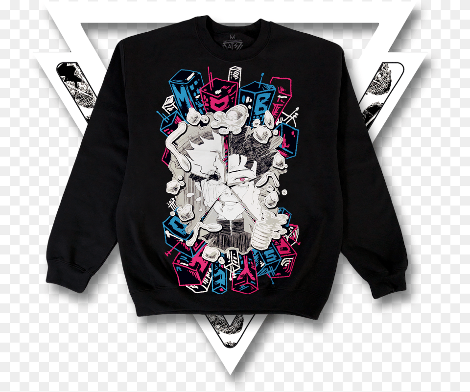 Mob Psycho 100 Sweater, Clothing, Sweatshirt, Sleeve, Long Sleeve Free Transparent Png