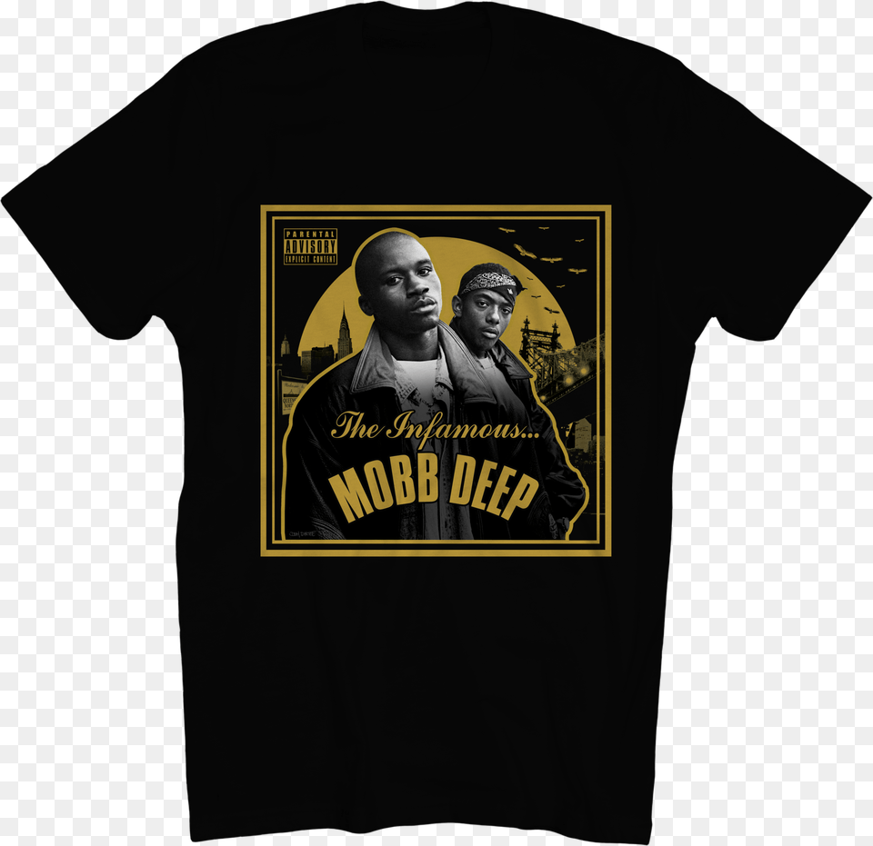Mobb Deep The Infamous Mobb Deep, Clothing, T-shirt, Adult, Male Png Image