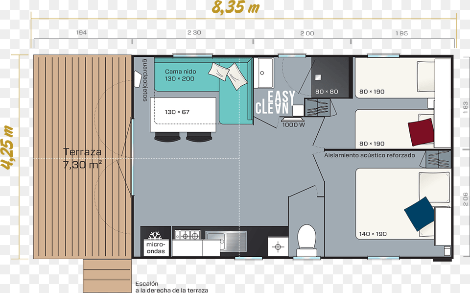 Mobil Home Julieta Camping Tucan Irm Loggia Bay, Diagram, Floor Plan, Scoreboard Free Transparent Png