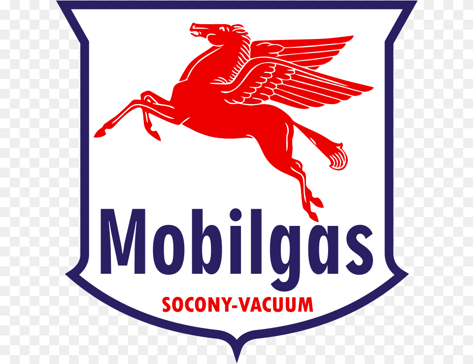 Mobil Vintage Mobil Oil Logo, Badge, Symbol, Emblem Png Image