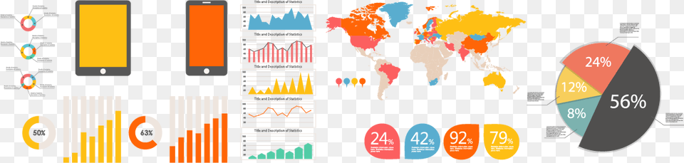 Mobile Analytics Image World Map Png